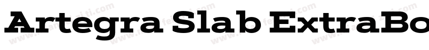 Artegra Slab ExtraBo字体转换